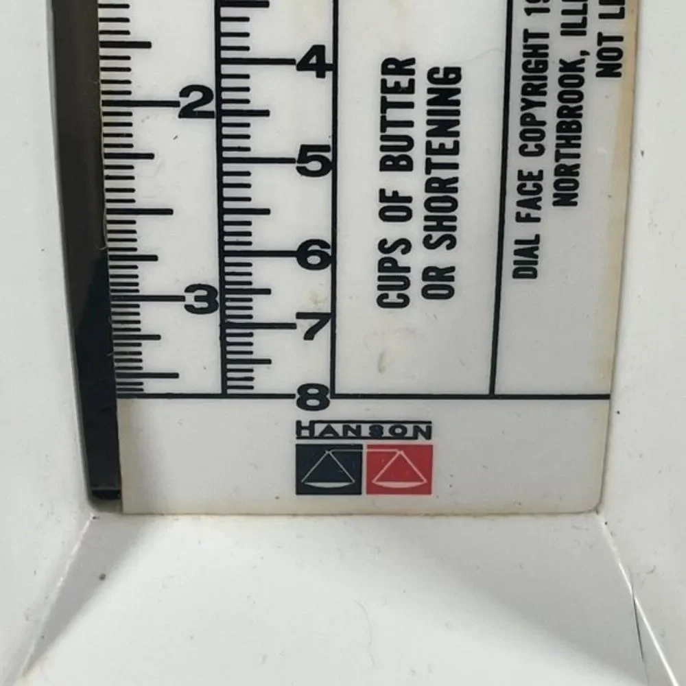 Vintage 1963 Hanson‎ Recipe Scale Model 1308 with 8 lbs / 3.5 kilo Capacity